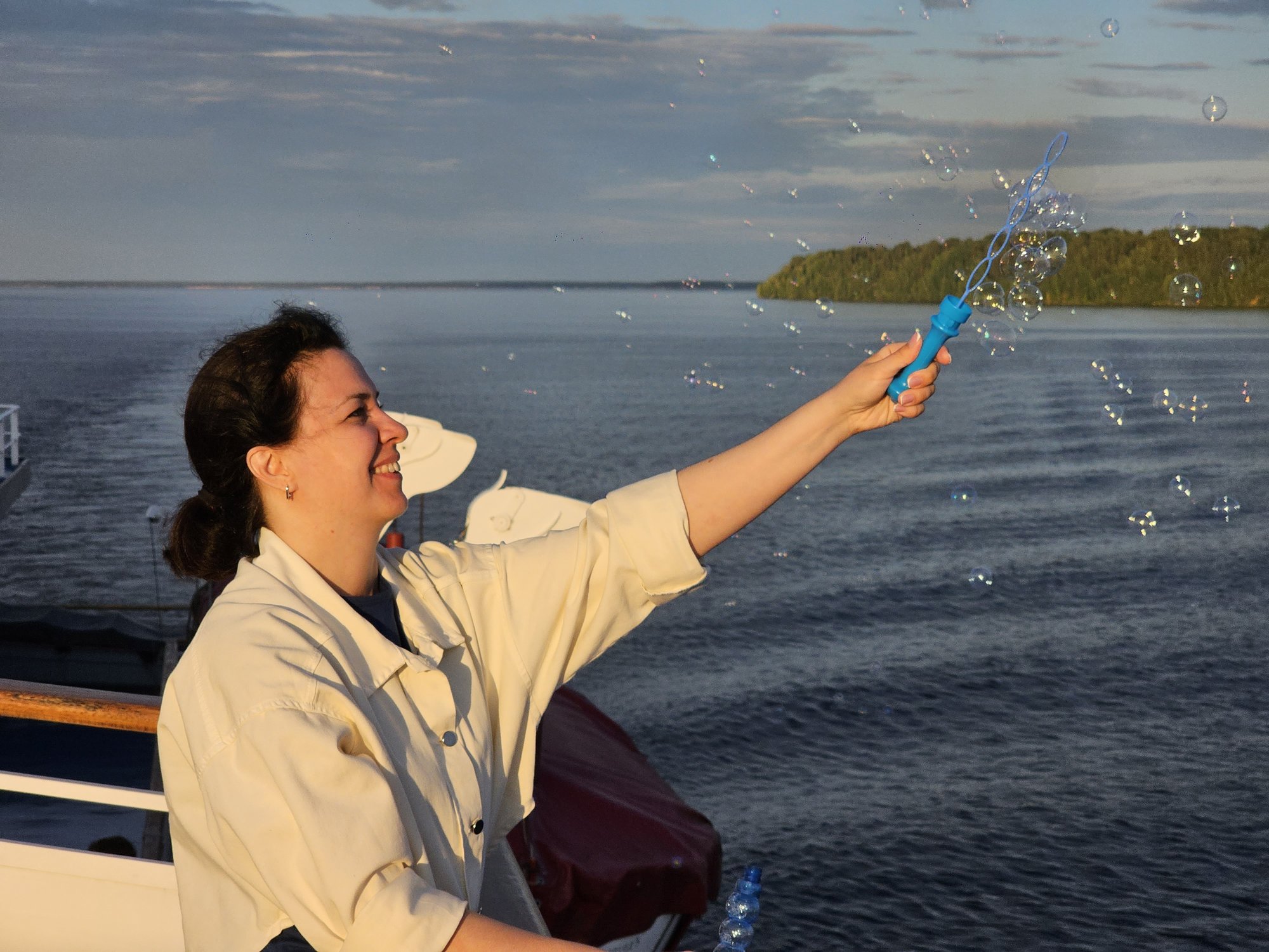 Теплоход и пузырики